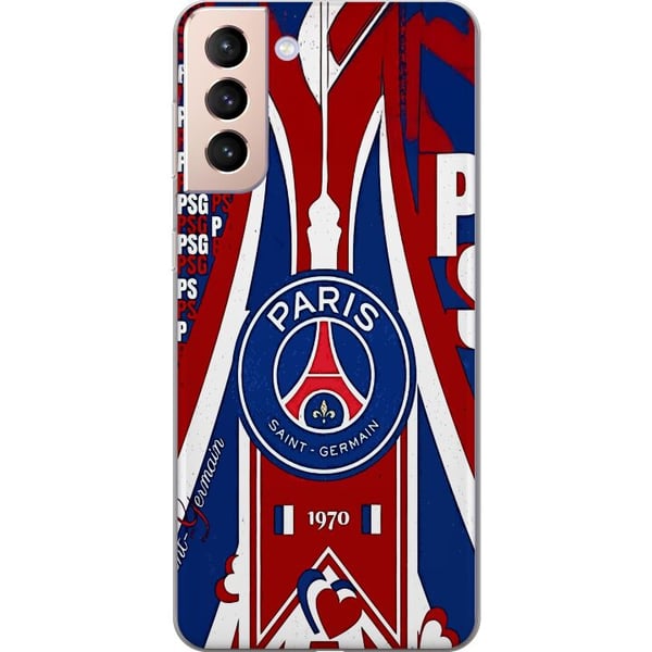 Kompatibelt Mobildeksel til Samsung Galaxy S21 Liverpool FC fotball Mohamed Salah rød Adidas-inspirert design