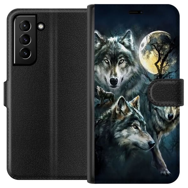 Kompatibelt Lommeboketui til Samsung Galaxy S21+ 5G Varg Kompatibelt Lommeboketui til Samsung Galaxy S21+ 5G Varg