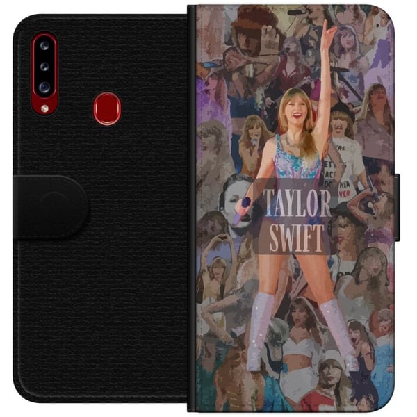 Kompatibelt Plånboksfodral till Samsung Galaxy A20s Taylor Swift