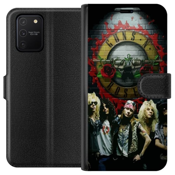 Kompatibelt Lommeboketui til Samsung Galaxy S10 Lite Guns N Roses Rockeband Gitar Musikk Kompatibelt Lommeboketui til Samsung Galaxy S10 Lite Guns N Roses Rockeband Gitar Musikk