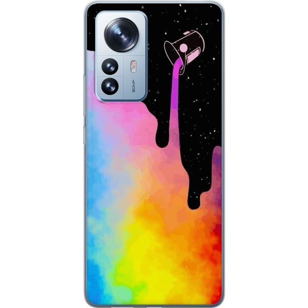 Kompatibelt Mobilskal till Xiaomi 12 Pro Färg i Rymden