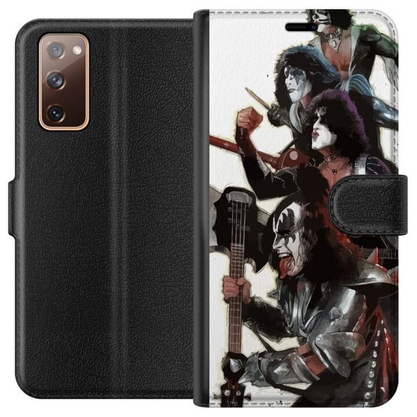 Kompatibelt Lommeboketui til Samsung Galaxy S20 FE Kiss Hardrock Klassisk Rock Band Musikk Kompatibelt Lommeboketui til Samsung Galaxy S20 FE Kiss Hardrock Klassisk Rock Band Musikk