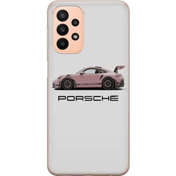 Yhteensopiva Puhelinkuori Samsung Galaxy A23 Porsche 911 Pink