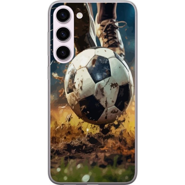 Kompatibel Mobilcover til Samsung Galaxy S23+ Fodbold