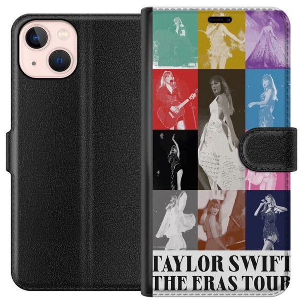 Kompatibelt Plånboksfodral till Apple iPhone 13 mini Taylor Swift Kompatibelt Plånboksfodral till Apple iPhone 13 mini Taylor Swift