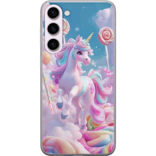 Kompatibel Mobilcover til Samsung Galaxy S23+ Enhörning Candy Pastell Kawaii Motiv Söt Populär Färg Kompatibel Mobilcover til Samsung Galaxy S23+ Enhörning Candy Pastell Kawaii Motiv Söt Populär Färg
