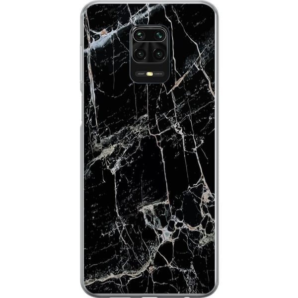 Kompatibel Mobilcover til Xiaomi Redmi Note 9S Svart Marmor