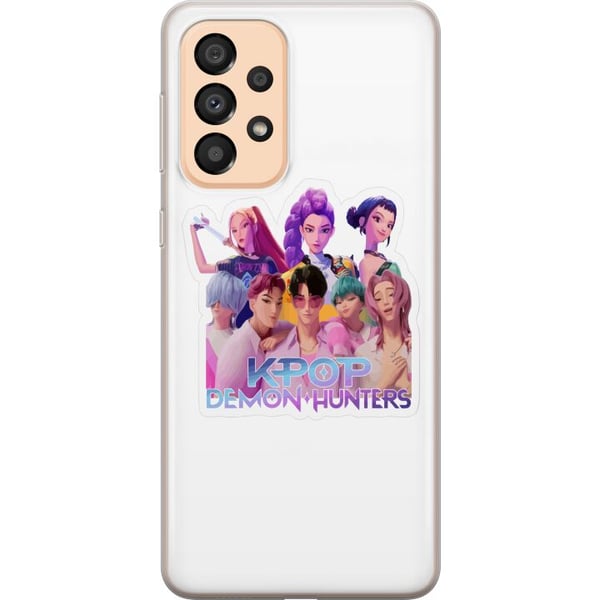 Yhteensopiva Puhelinkuori Samsung Galaxy A33 5G K-pop-demoninmetsästäjät Yhdistyneet Ryhmä Seitsemän Anime-idolit Fantasia Energia