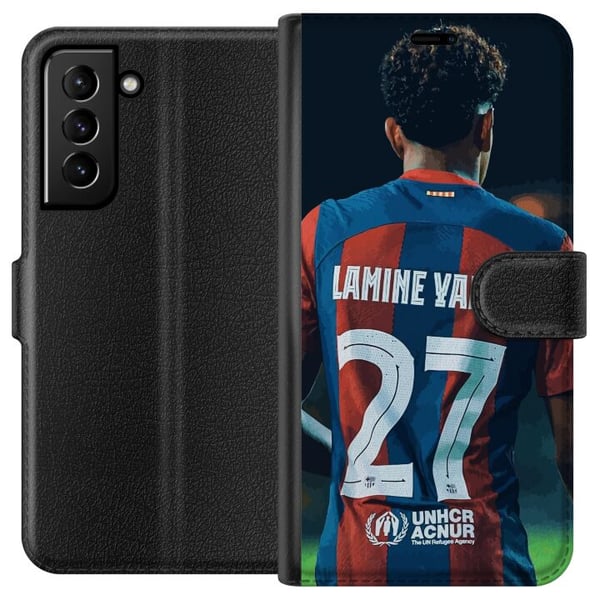 Kompatibel Tegnebogsetui til Samsung Galaxy S21+ 5G Yamal Lamine Kompatibel Tegnebogsetui til Samsung Galaxy S21+ 5G Yamal Lamine