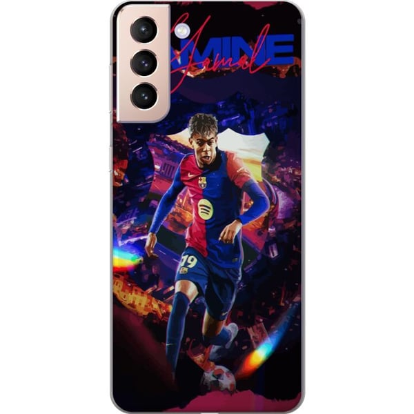 Kompatibelt Mobildeksel til Samsung Galaxy S21 Yamal Rising Talent FC Barcelona Spelare Ung Fotbollsstjärna