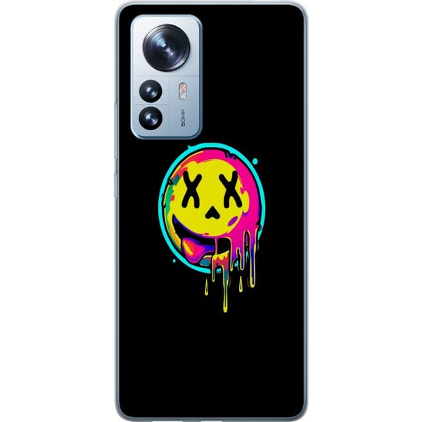 Kompatibelt Mobilskal till Xiaomi 12 Pro Smile Smälter Kompatibelt Mobilskal till Xiaomi 12 Pro Smile Smälter