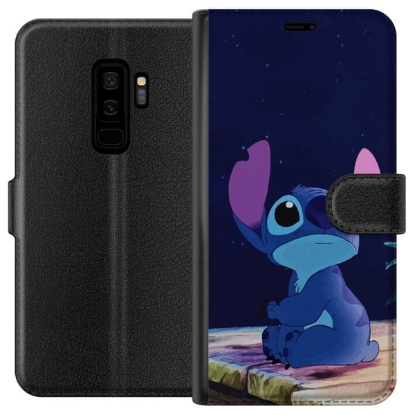 Kompatibelt Plånboksfodral till Samsung Galaxy S9+ Stitch Stjärnor Kompatibelt Plånboksfodral till Samsung Galaxy S9+ Stitch Stjärnor
