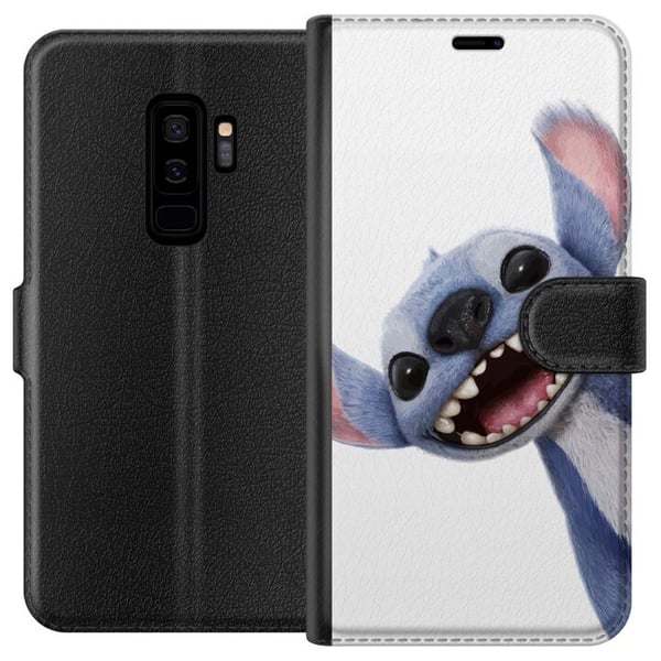 Kompatibelt Plånboksfodral till Samsung Galaxy S9+ Lilo & Stitch Kompatibelt Plånboksfodral till Samsung Galaxy S9+ Lilo & Stitch