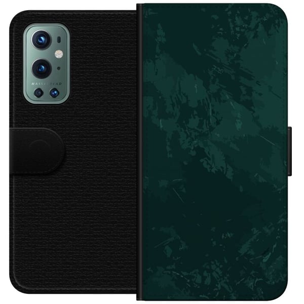 Kompatibelt Lommeboketui til OnePlus 9 Pro Emerald Echo