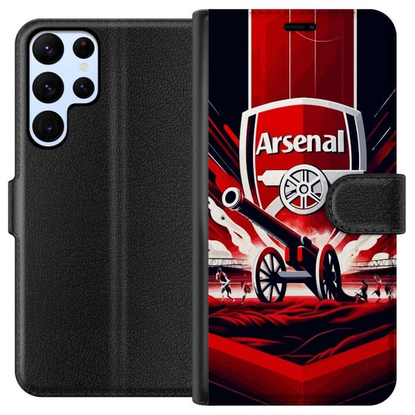 Kompatibelt Plånboksfodral till Samsung Galaxy S22 Ultra 5G Arsenal Kompatibelt Plånboksfodral till Samsung Galaxy S22 Ultra 5G Arsenal