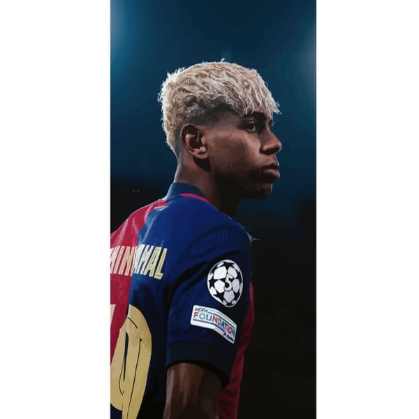 Yhteensopiva Lompakkokotelo Apple iPhone 13 Pro Lamine Yamal - Barcelonan ihmelapsi fokuksessa