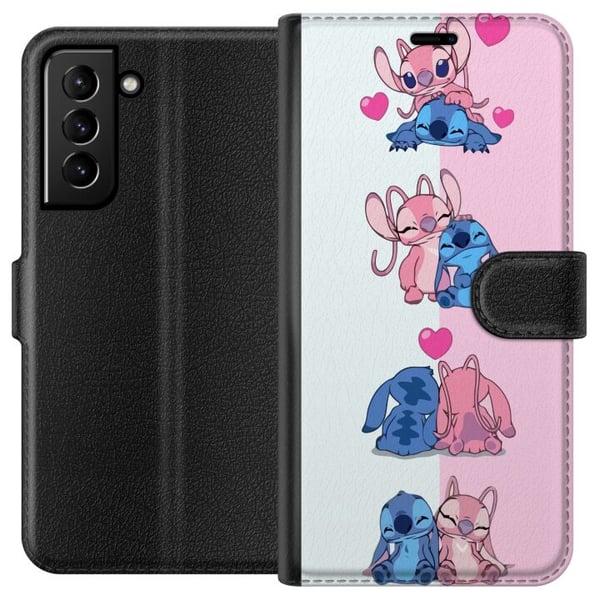 Kompatibel Tegnebogsetui til Samsung Galaxy S21+ 5G Lilo & Stitch