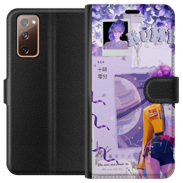 Kompatibelt Lommeboketui til Samsung Galaxy S20 FE Kpop Demonjegere Rumi Kosmisk planet Lilla fantasi Idolestetikk Kompatibelt Lommeboketui til Samsung Galaxy S20 FE Kpop Demonjegere Rumi Kosmisk planet Lilla fantasi Idolestetikk