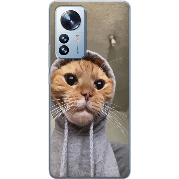 Kompatibelt Mobilskal till Xiaomi 12 Pro Katt Tröja