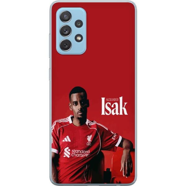 Kompatibelt Mobildeksel til Samsung Galaxy A52 5G Alexander Isak fotballplakat Liverpool-drakt Sveriges landslag spiss Premier League angrepsspiller Kompatibelt Mobildeksel til Samsung Galaxy A52 5G Alexander Isak fotballplakat Liverpool-drakt Sveriges landslag spiss Premier League angrepsspiller