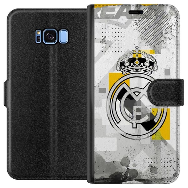 Kompatibelt Plånboksfodral till Samsung Galaxy S8 Real Madrid Kompatibelt Plånboksfodral till Samsung Galaxy S8 Real Madrid