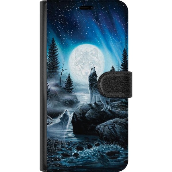 Kompatibelt Lommeboketui til Samsung Galaxy S23+ Vokter om natten