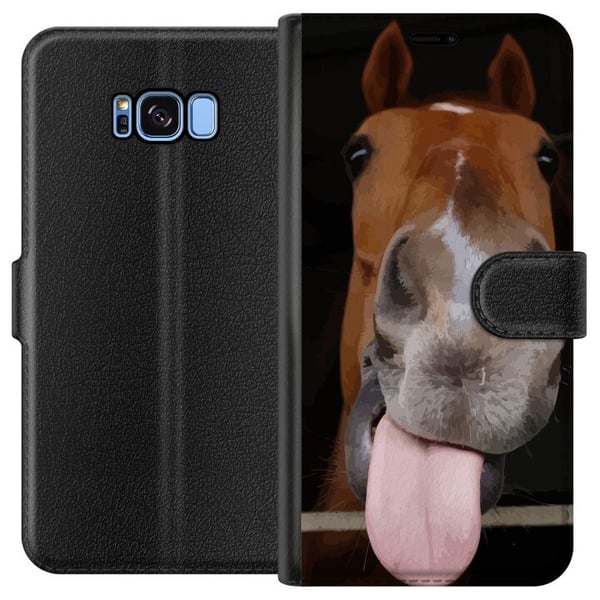 Yhteensopiva Lompakkokotelo Samsung Galaxy S8 Rauhallinen hevonen Yhteensopiva Lompakkokotelo Samsung Galaxy S8 Rauhallinen hevonen