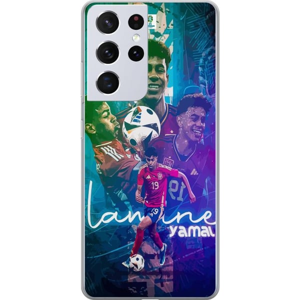 Yhteensopiva Puhelinkuori Samsung Galaxy S21 Ultra 5G Lamine Yamal FCB