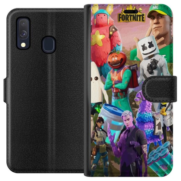 Kompatibel Tegnebogsetui til Samsung Galaxy A40 Fortnite