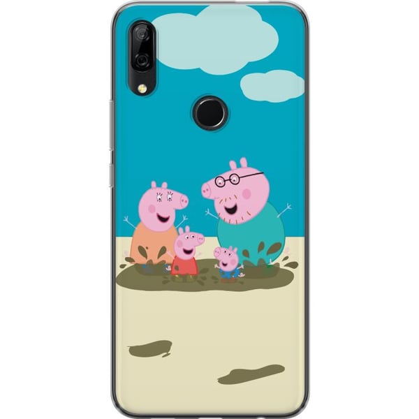 Kompatibelt Mobilskal till Huawei P Smart Z Greta Gris Familjen George Lerpöl Barnmotiv Serie Populär Barnkaraktär Glädje