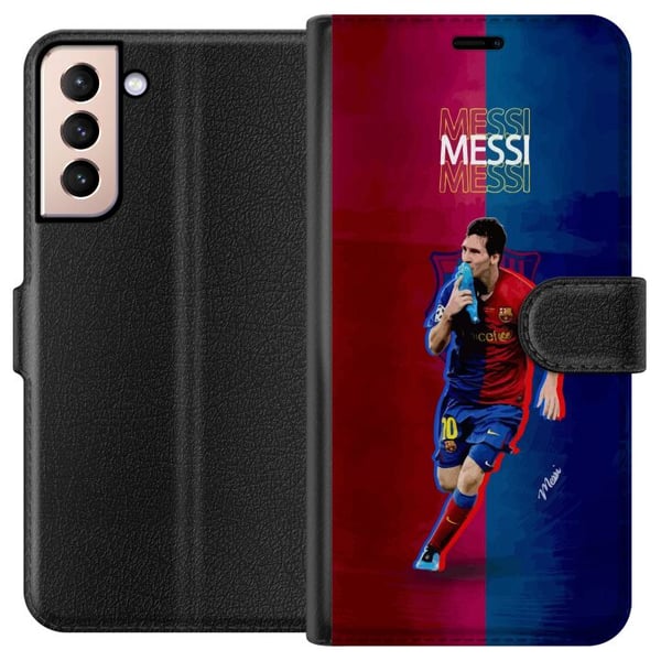 Kompatibel Tegnebogsetui til Samsung Galaxy S21 Messi