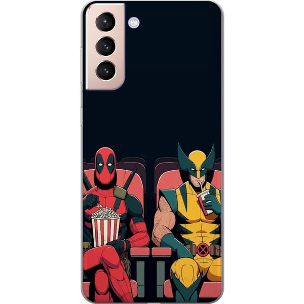 Kompatibelt Mobildeksel til Samsung Galaxy S21 Deadpool & Wolverine Kompatibelt Mobildeksel til Samsung Galaxy S21 Deadpool & Wolverine