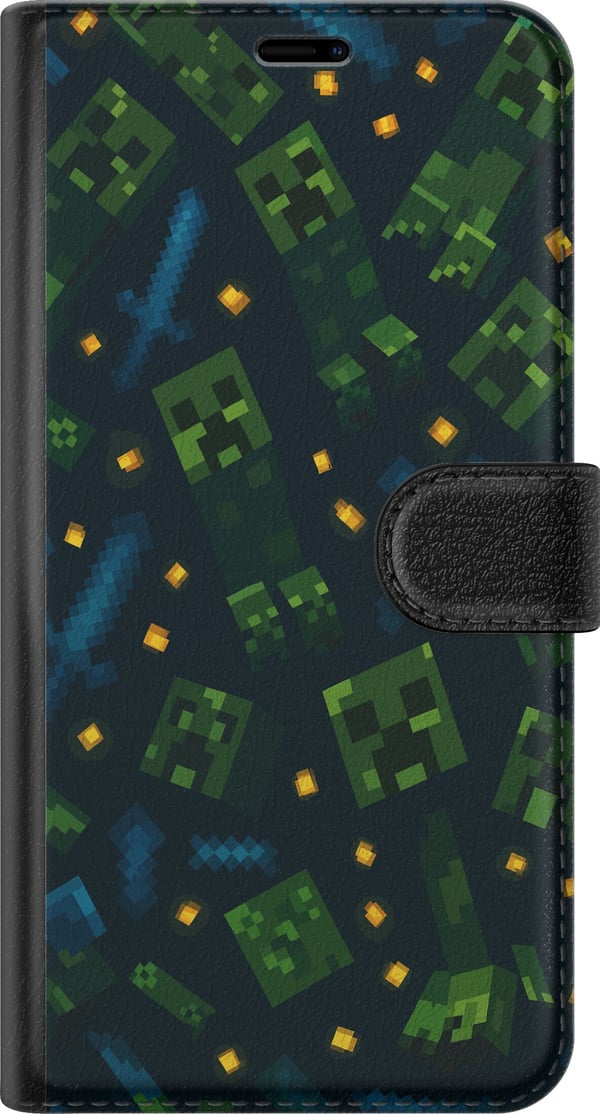 Yhteensopiva Lompakkokotelo Samsung Galaxy A32 5G Minecraft Dungeons Mob