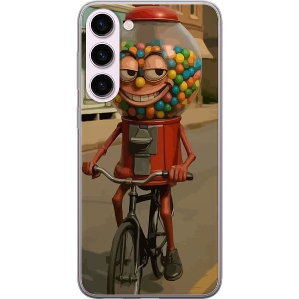 Kompatibel Mobilcover til Samsung Galaxy S23+ Italiensk Brainrot-illustration – Sjov slikautomat cykler i retrodesign Kompatibel Mobilcover til Samsung Galaxy S23+ Italiensk Brainrot-illustration – Sjov slikautomat cykler i retrodesign