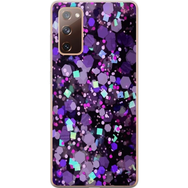 Kompatibel Mobilcover til Samsung Galaxy S20 FE Lilla Glitter
