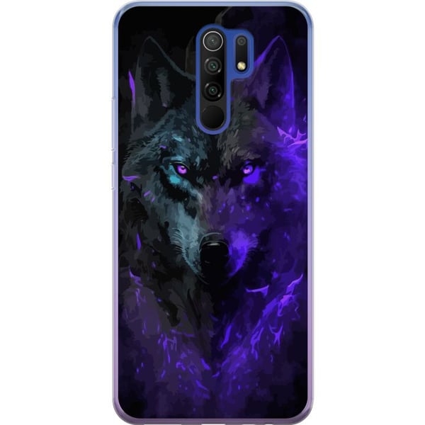 Kompatibel Mobilcover til Xiaomi Redmi 9 Ulven Lilla