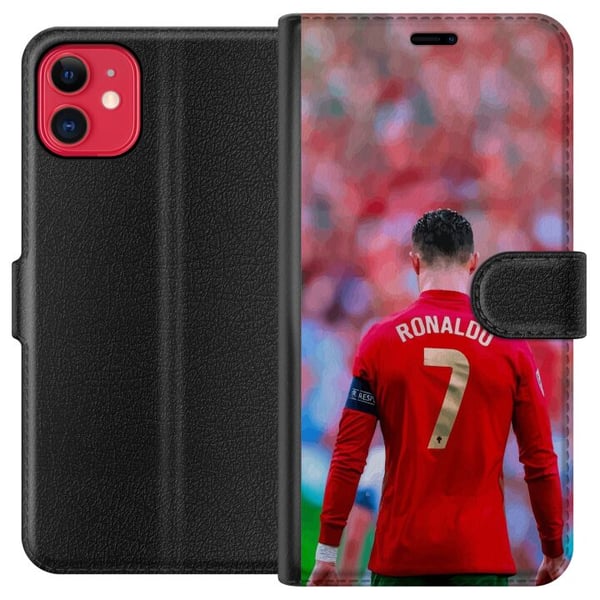Kompatibel Tegnebogsetui til Apple iPhone 11 Ronaldo Kompatibel Tegnebogsetui til Apple iPhone 11 Ronaldo