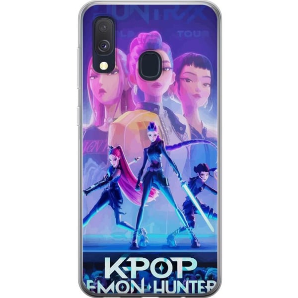 Kompatibelt Mobilskal till Samsung Galaxy A40 Docka KPop Demon Hunters anime karaktär Kompatibelt Mobilskal till Samsung Galaxy A40 Docka KPop Demon Hunters anime karaktär