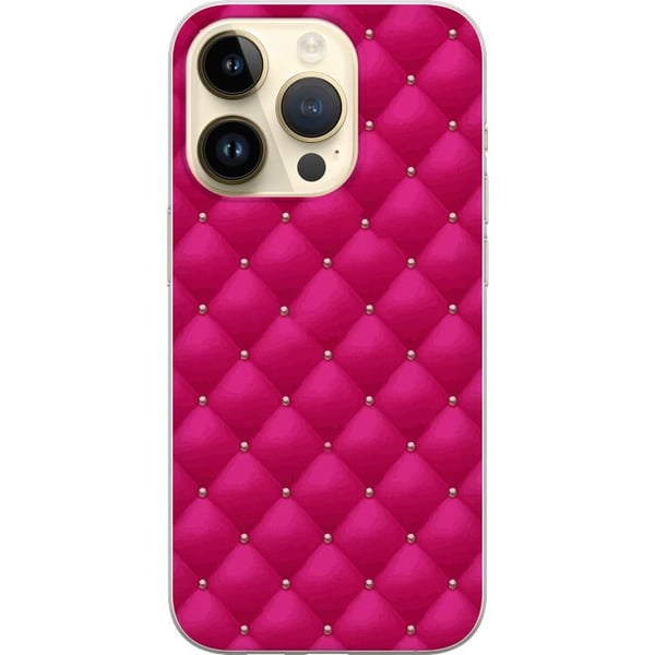 Kompatibelt Mobilskal till Apple iPhone 14 Pro Lyxigt Rosa Kompatibelt Mobilskal till Apple iPhone 14 Pro Lyxigt Rosa