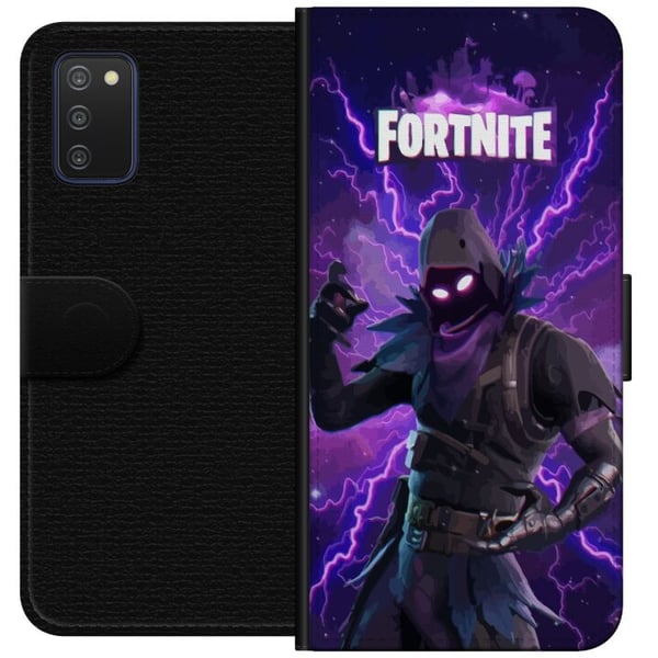 Kompatibelt Lommeboketui til Samsung Galaxy A03s Fortnite Raven