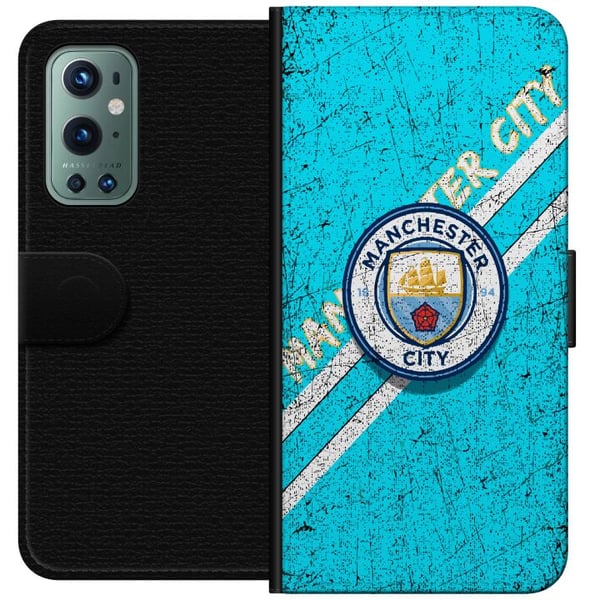 Kompatibelt Lommeboketui til OnePlus 9 Pro Manchester City Fotball Premierklubb