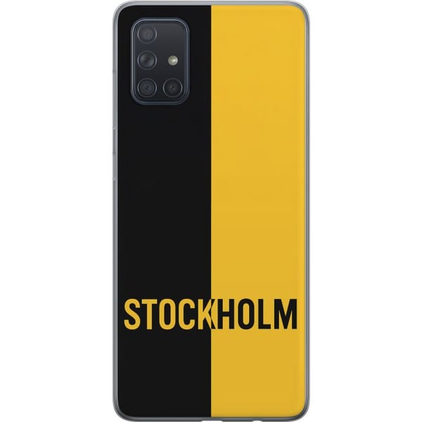 Kompatibel Mobilcover til Samsung Galaxy A71 Stockholm – fodbold