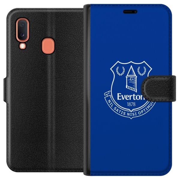 Kompatibelt Lommeboketui til Samsung Galaxy A20e Everton Kompatibelt Lommeboketui til Samsung Galaxy A20e Everton