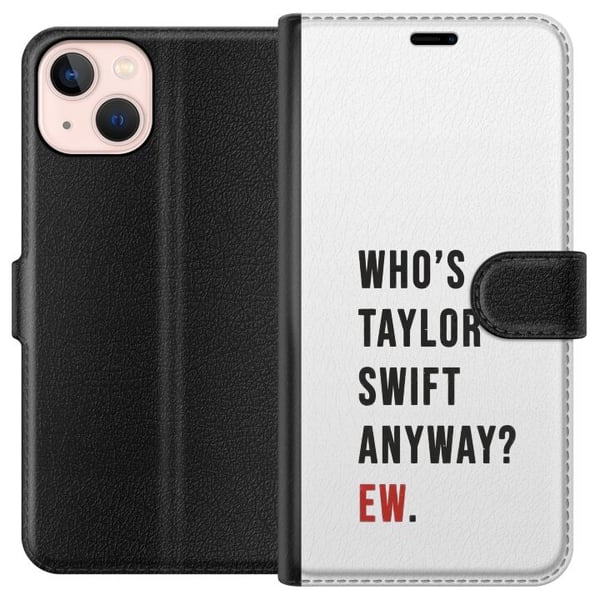Kompatibelt Plånboksfodral till Apple iPhone 13 mini Taylor Swift Kompatibelt Plånboksfodral till Apple iPhone 13 mini Taylor Swift