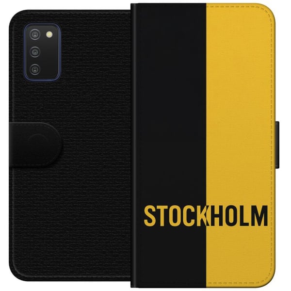 Kompatibelt Lommeboketui til Samsung Galaxy A03s Stockholm – fotball