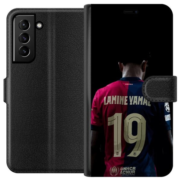 Kompatibelt Lommeboketui til Samsung Galaxy S21+ 5G Lamine Yamal Kompatibelt Lommeboketui til Samsung Galaxy S21+ 5G Lamine Yamal