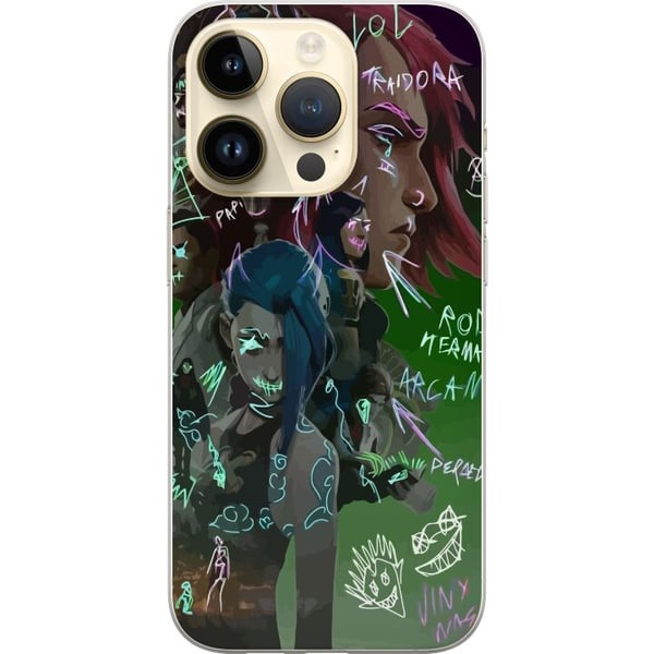 Kompatibelt Mobilskal till Apple iPhone 14 Pro Arcane, League of Legends