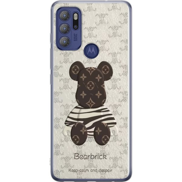 Kompatibel Mobilcover til Motorola Moto G60S Bearbrick designerlegetøj samleobjekt