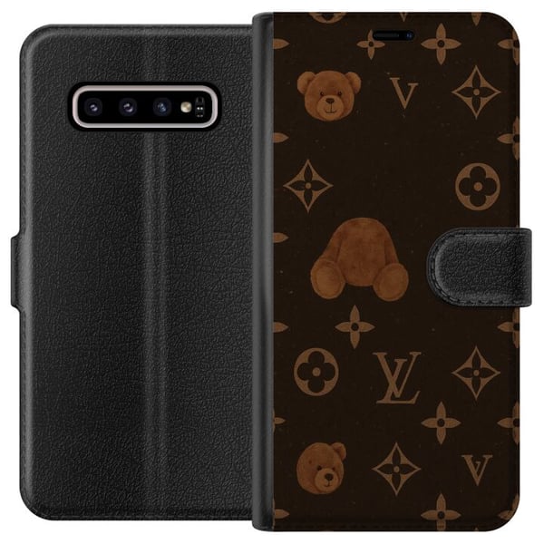 Kompatibelt Plånboksfodral till Samsung Galaxy S10+ Plush Luxe