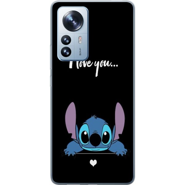 Yhteensopiva Puhelinkuori Xiaomi 12 Pro Stitch Minä Rakastan Sinua